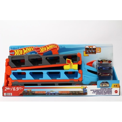 Product Αυτοκινητάκι 2-in-1 race track transporter, toy vehicle for kids base image