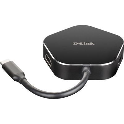 Product Docking Station D-Link 4-in-1 USB-C Hub with HDMI and Power Delivery base image