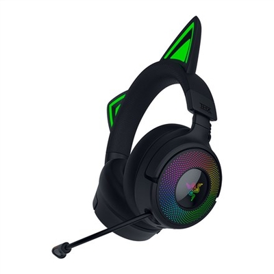 Product Gaming Headset Razer Kraken Kitty V3 Pro Wired & Wireless USB Type-A Bluetooth Black base image
