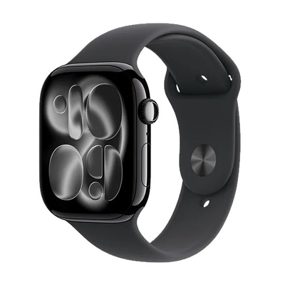 Product Smartwatch Apple Watch Series 11 GPS 46mm Jet Black Aluminium with Black Sport - S/M base image