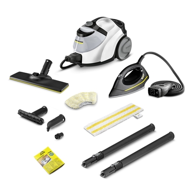 Product Ατμοκαθαριστής Karcher SC 5 EasyFix IRON Cylinder 1.5L 2250W Black, White base image