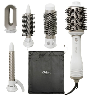 Product Ηλεκτρική Βούρτσα Adler AD 2027 White and curling iron base image