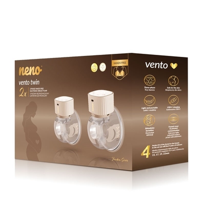Product Θήλαστρο Neno VENTO TWIN Three-Phase, Cordless Electronic base image