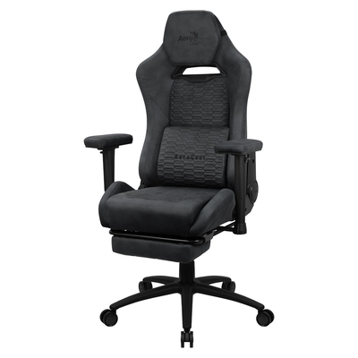 Product Καρέκλα Gaming Aerocool ROYALSLATEGR Premium Ergonomic Legrests Aerosuede Grey base image