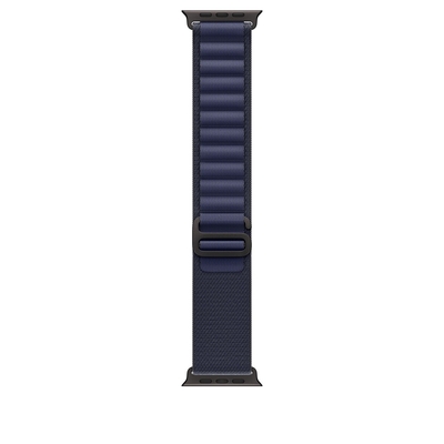 Product Λουράκι Wearable Apple 49mm Navy Alpine Loop - Small - Black Titanium Finish base image