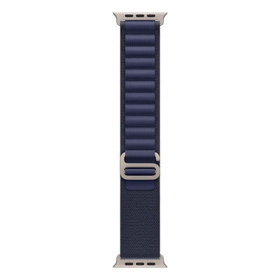 Product Λουράκι Wearable Apple 49mm Navy Alpine Loop - Small - Natural Titanium Finish base image