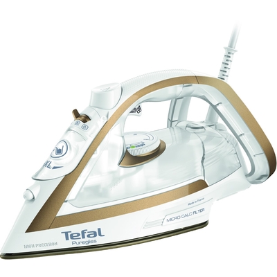 Product Σίδερο Ατμού Tefal Puregliss FV8042 Dry Durilium AirGlide 3000W Bronze, White base image