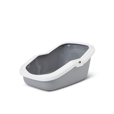 Product Τουαλέτα Γάτας Savic ASEO Grey with White Rim - Open Tray - 56x39x27.5cm  base image