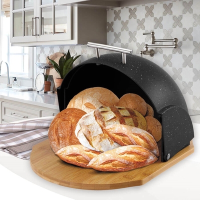 Product Ψωμιέρα Maestro MR-1678G-BLACK Loaf, Black base image
