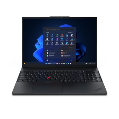 Product Laptop Lenovo 16" ThinkPad E16 Gen 3 (Intel) Intel Core Ultra 5 225U WQXGA 16GB DDR5-SDRAM 512GB SSD Wi-Fi 6E (802.11ax) WIN11Pro English Black (21SR0070PB) base image