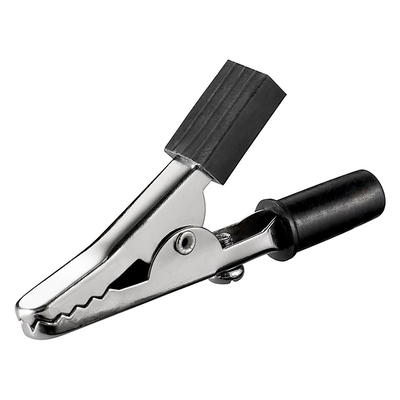 Product Goobay Σετ Κροκοδειλάκια 11414, 45mm, Μαύρο, 10τμχ base image