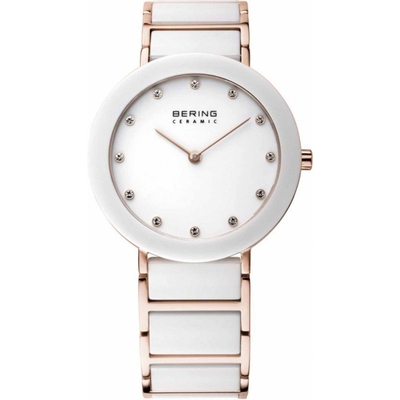 Product Γυναικείο Ρολόι Bering 11435-766 (35mm) Κεραμικό Μπρασελέ Λευκό base image