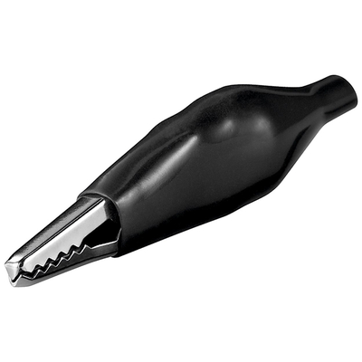 Product Goobay Σετ Κροκοδειλάκια 11490, 48mm, Μαύρο, 10τμχ base image