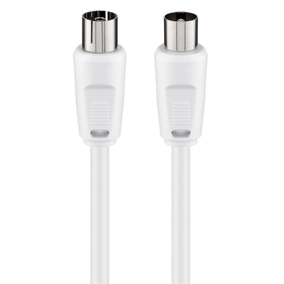 Product Καλώδιο Κεραίας Goobay αρσενικό σε θηλυκό 11511, 70dB, 2.5m, λευκό base image