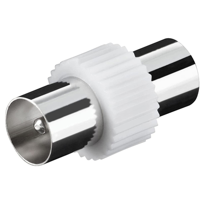 Product Αντάπτορας Κεραίας Goobay coaxial 11535, αρσενικό, λευκό, 10τμχ base image