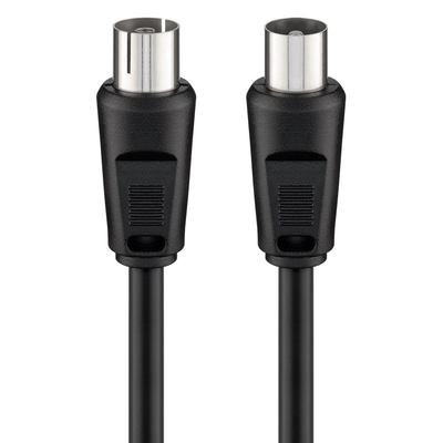 Product Καλώδιο Κεραίας Goobay αρσενικό σε θηλυκό 11563, <70dB, CCS, 7.5m, μαύρο base image