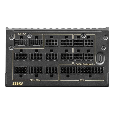 Product Τροφοδοτικό 1600W MSI Meg Ai1600T Pcie5 / Atx 3.1 / 80 Plus Titanium / Megai1600Tpcie5 base image