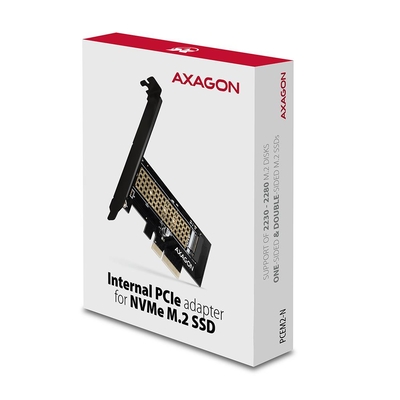 Product Αξεσουάρ SSD Axagon Adapter Pcie Nvme/M.2/Sp&Lp Pcem2-N base image