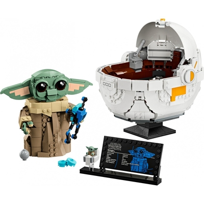 Product Lego Star Wars Grogu in his Repulsor Cradle 75403 base image