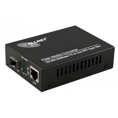 Product Media Converter Allnet 10/100/1000BASE-T to 1000BASE-SX/-LX SFP Mini-GBIC ALL-MC104G-SFP1 base image