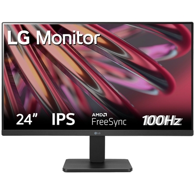 Product Monitor 24" LG (1920x1080) 24MR400-B 100Hz IPS 5MS HDMI VGA Black base image