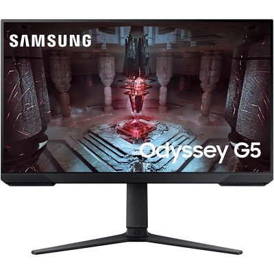 Product Monitor 27" Samsung (2560x1440) S27CG510EU Odyssey G5 165Hz HDR10 1ms 2x HDMI DP Black base image