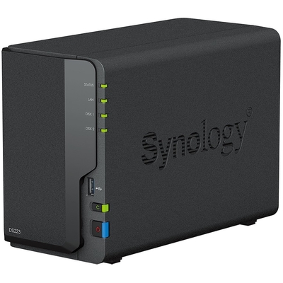 Product NAS Synology 2-Bay DS223 Realtek-RTD1619B-CPU base image