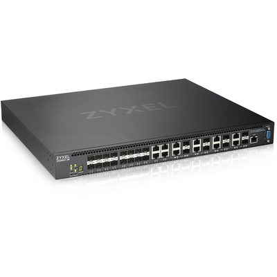 Product Network Switch 12+16P Zyxel XS3800-28 M RM base image