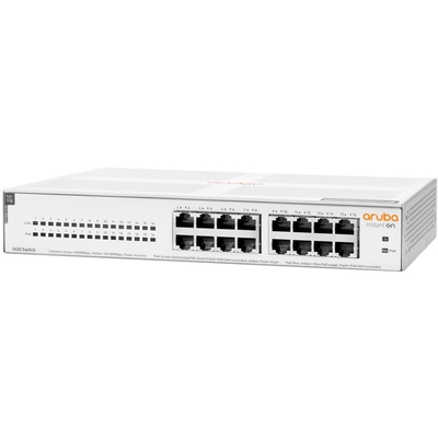 Product Network Switch 16P HP Aruba Instant ON 1430 16G PoE (124W) RM base image