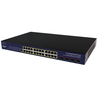 Product Network Switch 24+4P Allnet ALL-SG8428v2FPM-10G POE M base image
