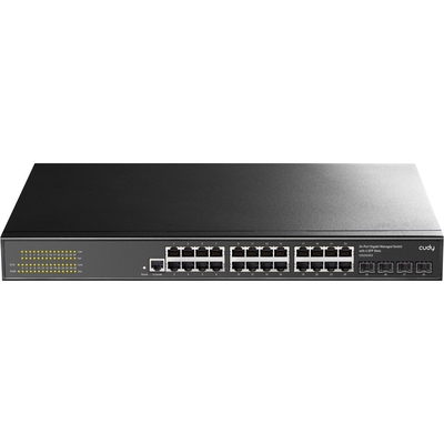 Product Network Switch 24+4P Cudy GS2024S2 M RM SFP base image