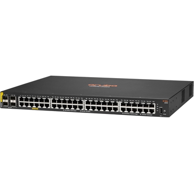 Product Network Switch 48+4P HP Aruba 6000 48G 4 SFP POE+ (370W) M RM base image