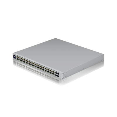 Product Network Switch 48+4P Ubiquiti UniFi USW-PRO-48-PoE PoE++ 600W M RM SFP+ base image