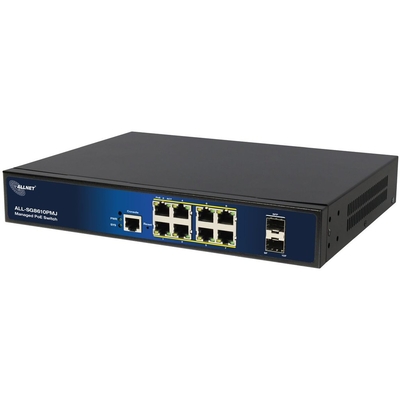 Product Network Switch 8+2P Allnet ALL-SG8610PMJ POE M base image