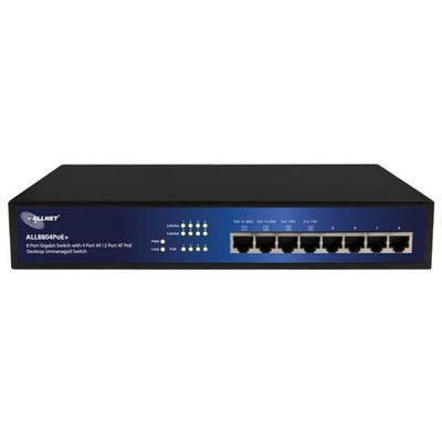 Product Network Switch 8P Allnet ALL8804PoE+ POE+ base image