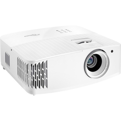 Product Projector Optoma 4K400x DLP 4000-Lumen HDMI USB 3D UHD 4K White base image