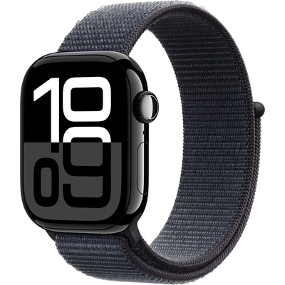 Product Smartwatch Apple Watch Series 10 42mm Jet Black Aluminium with Ink Sport Loop base image