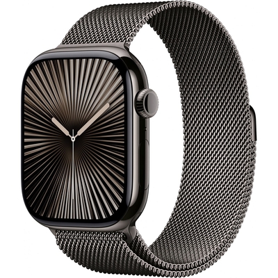 Product Smartwatch Apple Watch Series 10 Cellular 46mm Slate Titanium with Slate Milanese Loop - S/M base image