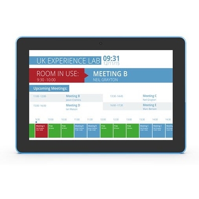 Product Tablet Allnet Meetingraum RGB LED 10" RK3568 Android 11 and NFC/RFID Black base image