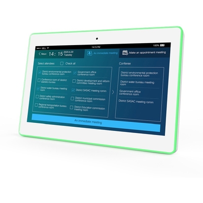 Product Tablet Allnet Meetingraum RGB LED 13" RK3399 White Android 10 and NFC/RFID base image
