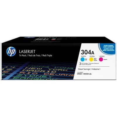 Product Toner HP 304A CF372AM Multipack (Cyan/Magenta/Yellow) je 2.800 Pages base image
