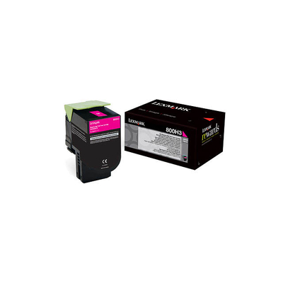 Product Toner Lexmark 80C2SME Magenta up to 2.000 Pages base image