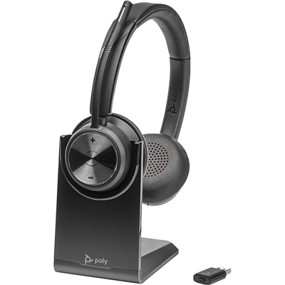 Product Ακουστικά VOIP HP Poly DECT Savi 7320 UC binaural base image