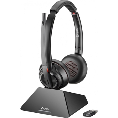 Product Ακουστικά VOIP HP Poly DECT Savi 8220-M UC binaural USB-A base image