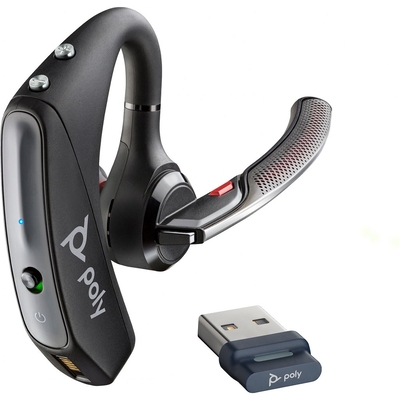 Product Ακουστικά VOIP HP Poly Voyager 5200 UC USB-A +BT600 Dongle TAA base image