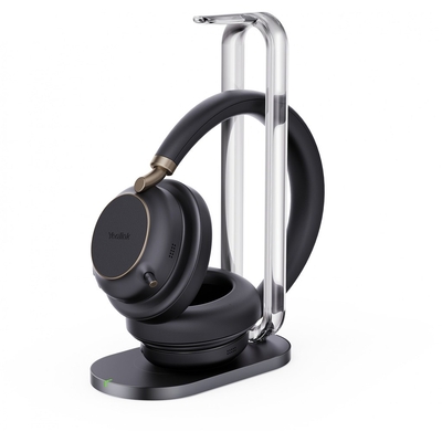 Product Ακουστικά VOIP Yealink Bluetooth BH76 Plus with Charging Stand UC Black USB-C/A base image