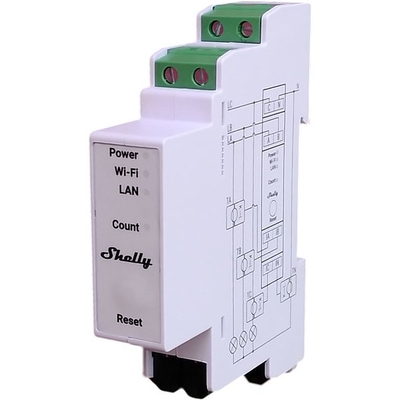 Product Αναλυτής Ενέργειας Shelly Relais Pro 3EM-3CT63 WLAN LAN Inkl. CT Measuring BT base image