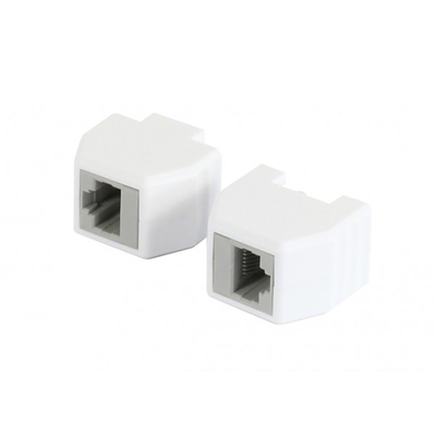 Product Αντάπτορας Δικτύου Allnet TP-TP CAT6A Buchse 1:1 8-pol. RJ45 magnetic 50-pack PoE up to 10GBit base image