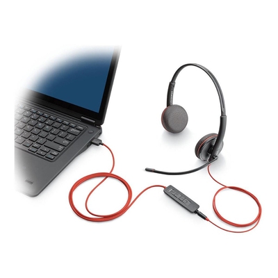 Product Αξεσουάρ VOIP HP Poly Blackwire 3225 Stereo USB-C +3.5mm Plug +USB-C/A Adapter (Bulk) (209747-201/209751-201) base image