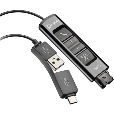 Product Αξεσουάρ Ήχου HP Poly DA75 Wideband QD to USB-Adapter (USB-A & USB-C) base image
